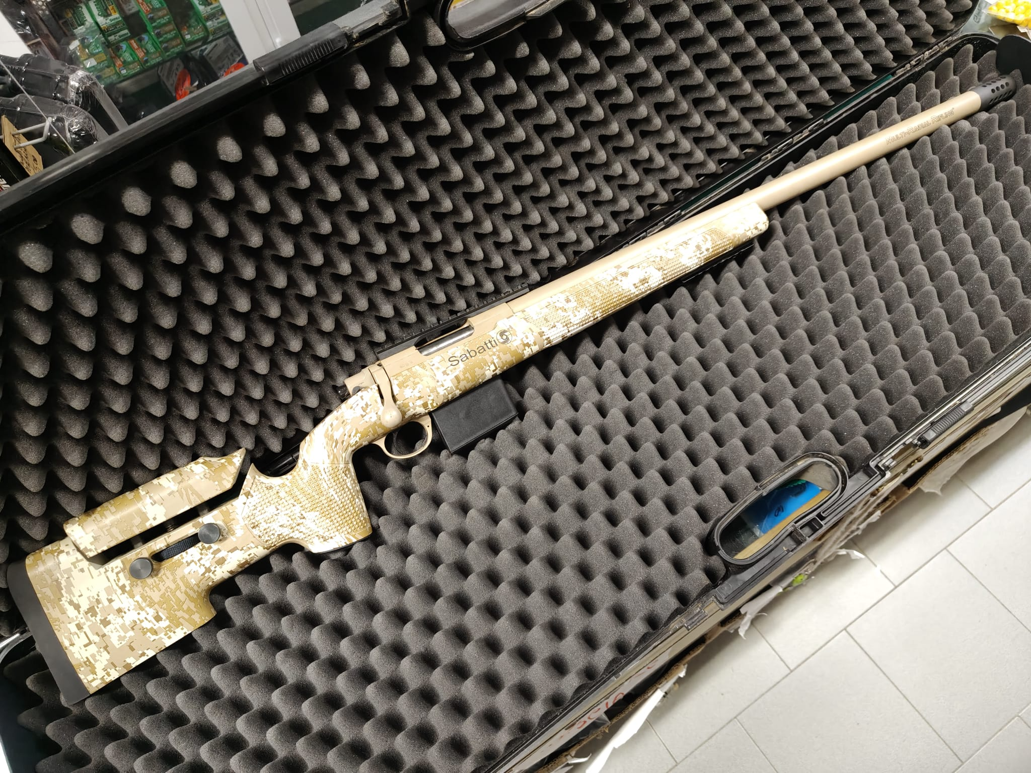 Sabatti carabina bolt action usata mod. Tactical Desert cal. 308 Win.